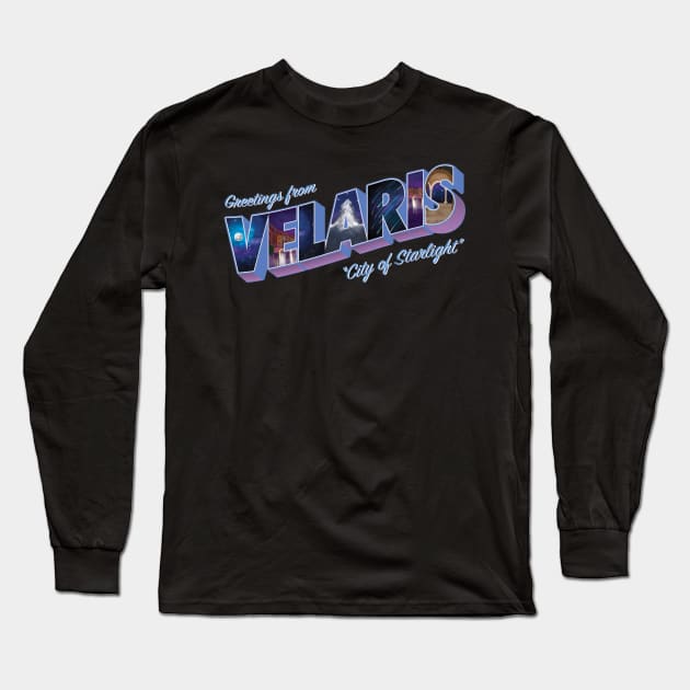 Greetings from Velaris, City of Starlight Long Sleeve T-Shirt by 4everYA